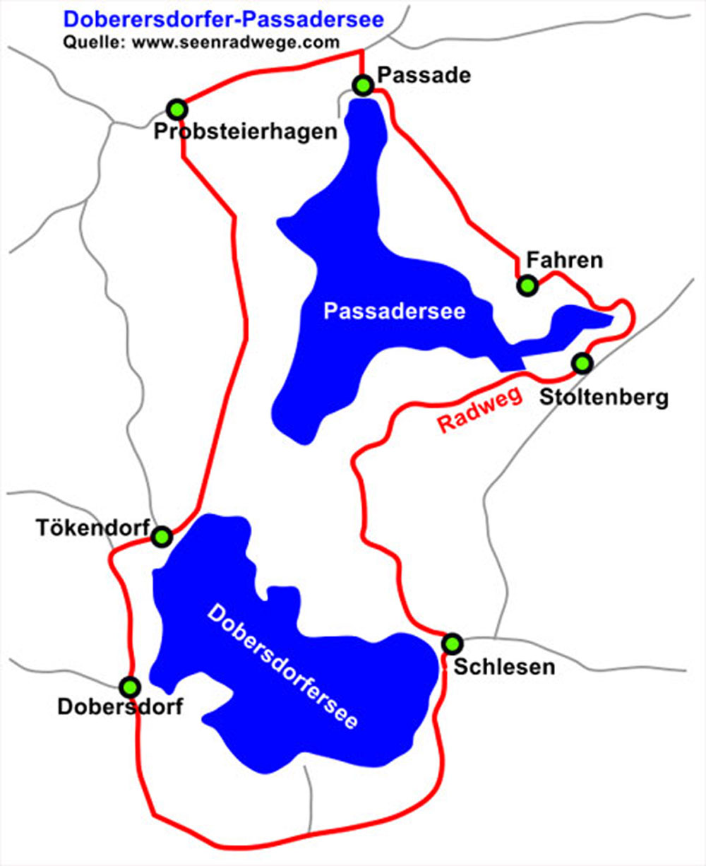 Dobersdorfer und Passadersee