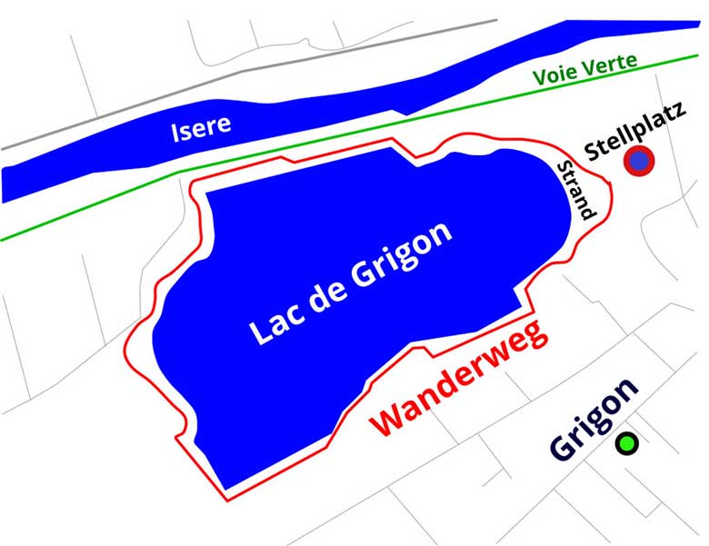 Badesee Lac de Grignon